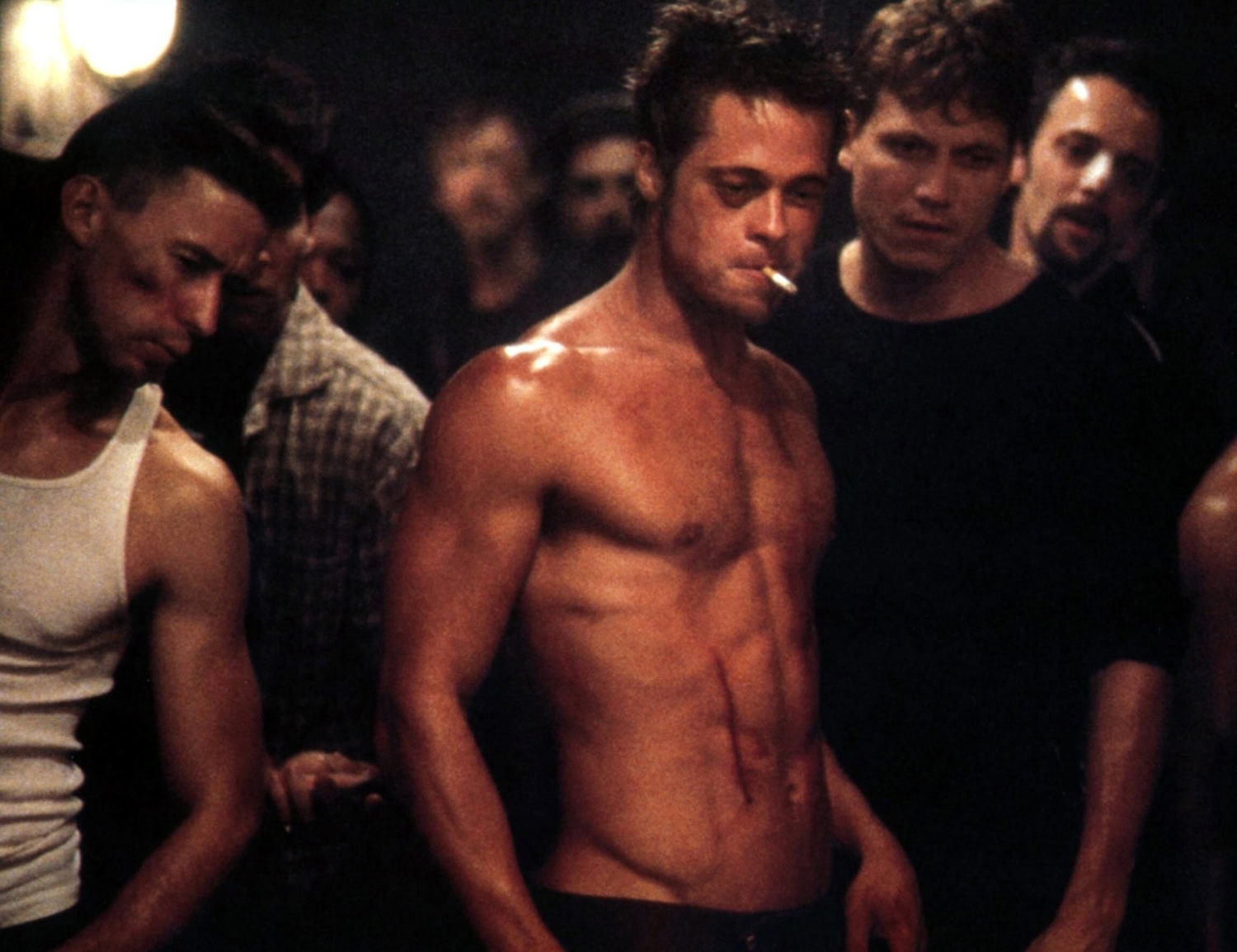 Brad Pitt Fight Club -elokuvassa