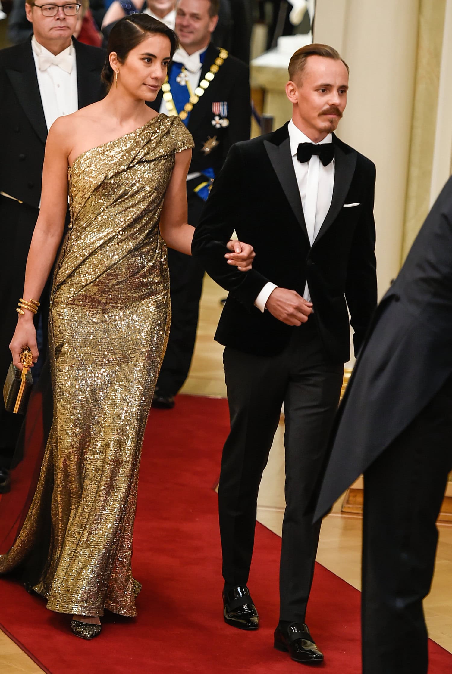 Pariskunta edusti yhdessä Linnan juhlissa vuonna 2018.