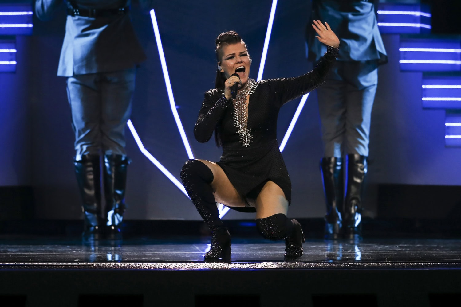 Saara Aalto sijoittui vuoden 2018 euroviisufinaalissa sijalle 25.