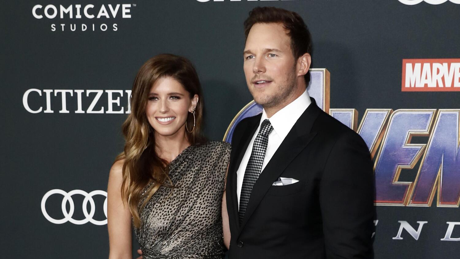 Katherine Schwarzenegger ja Chris Pratt.