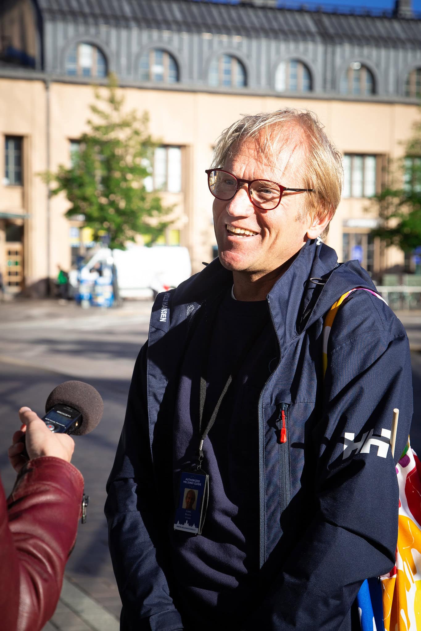 Juho Rautio on virallinen Helsinki-opas ja hän on syntyperäinen helsinkiläinen.