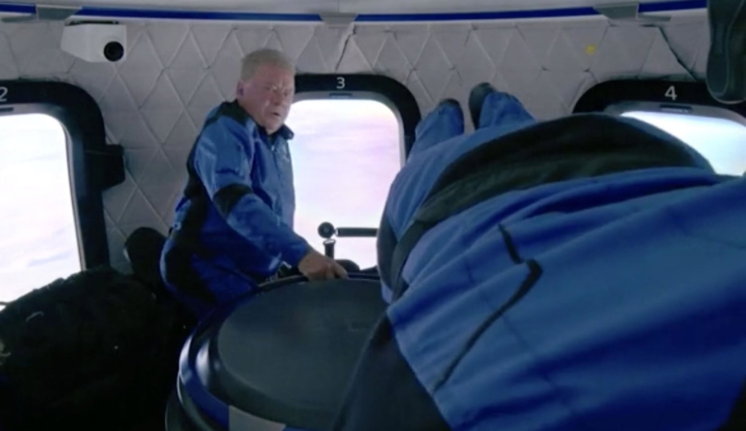 William Shatner avaruuslennolla.