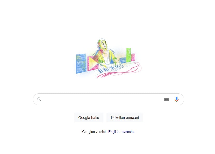 Google kunnioitti edesmenneen EDM-tähden muistoa Googlen pääsivulla 8.9.2021.