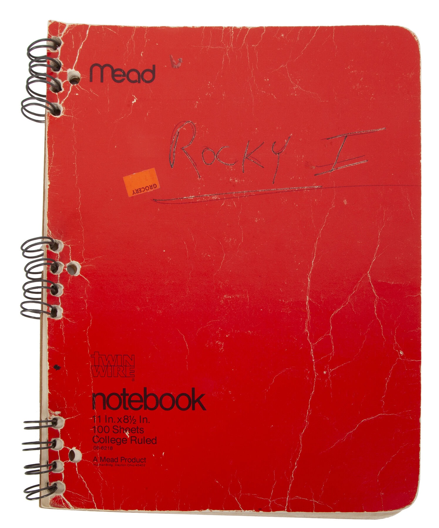 Käsikirjoitusmuistiinpanoja sisältävä vihko myytiin jättisummalla.