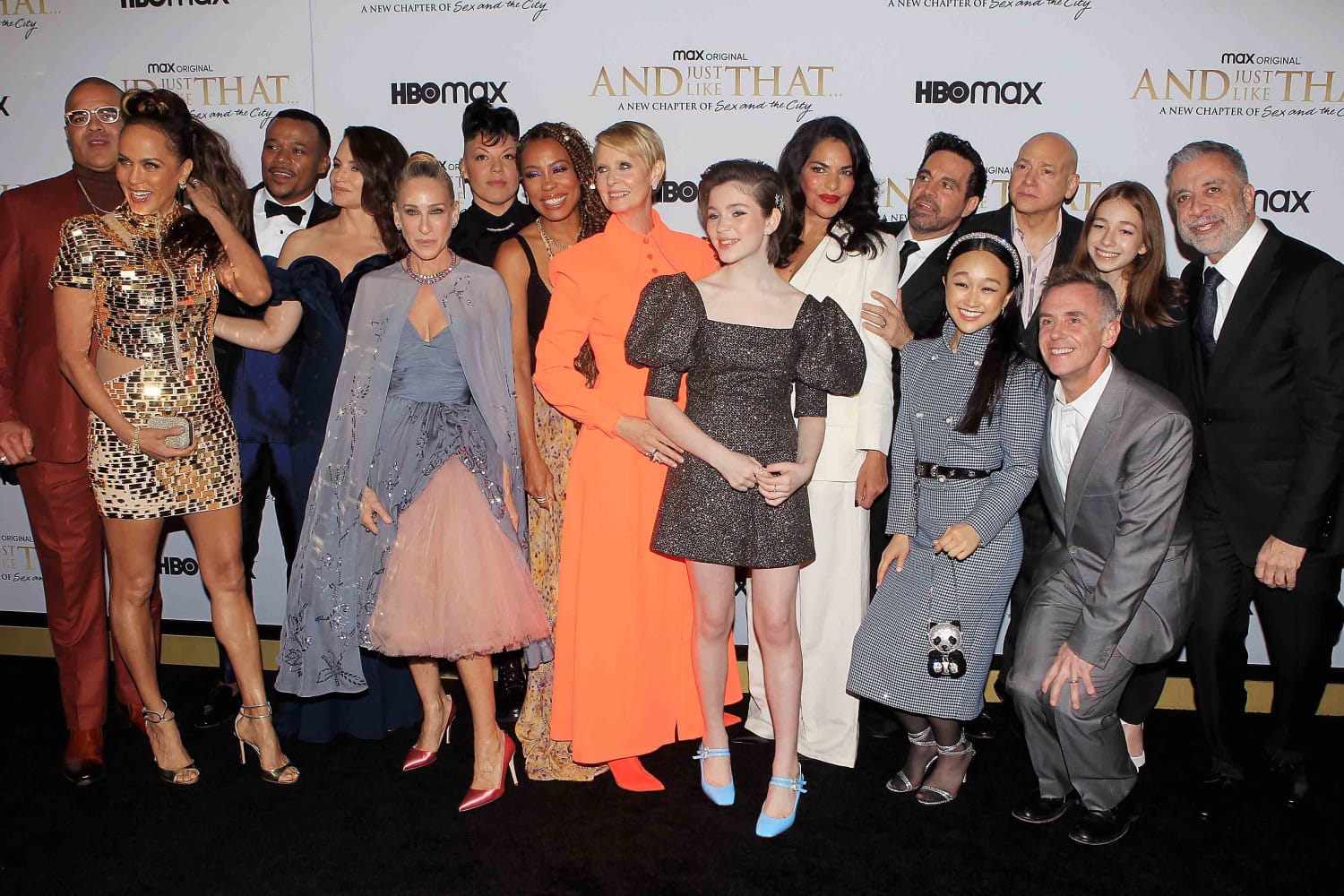 And Just Like That -sarjan näyttelijöitä sarjan ensi-illassa