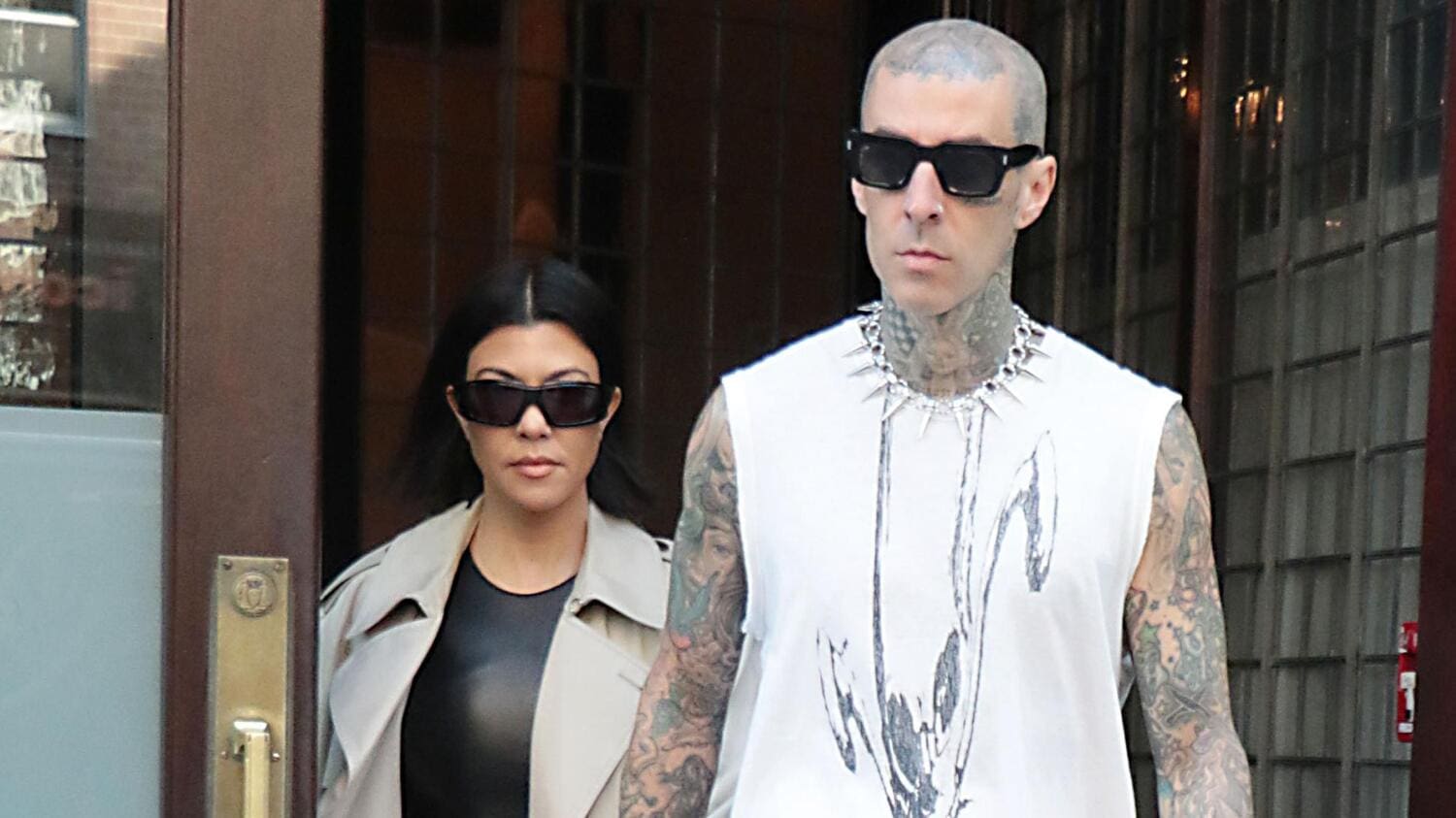 Kourtney Kardashian ja Travis Barker.