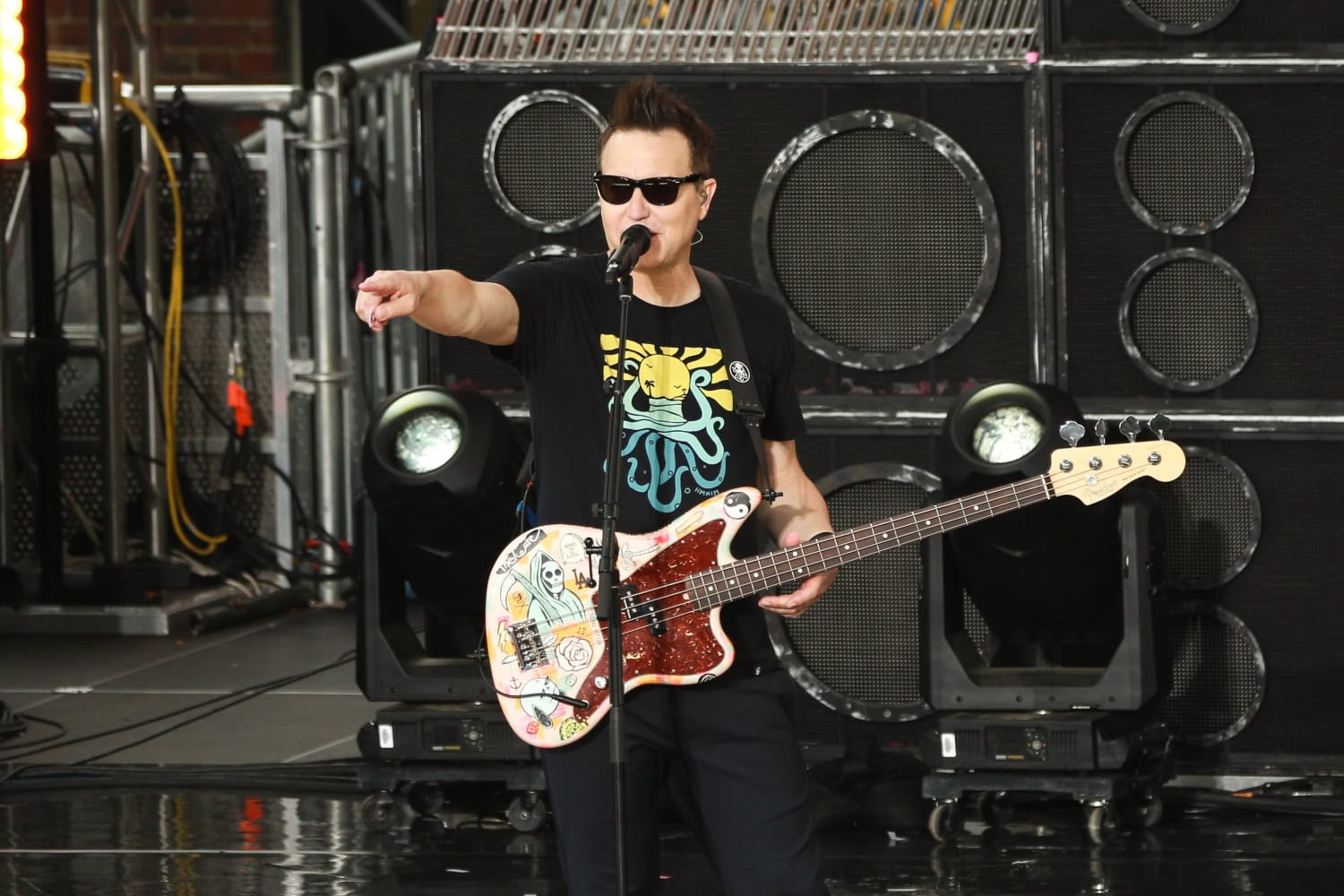 Mark Hoppus on Blink-182 -yhtyeen basisti ja laulaja.