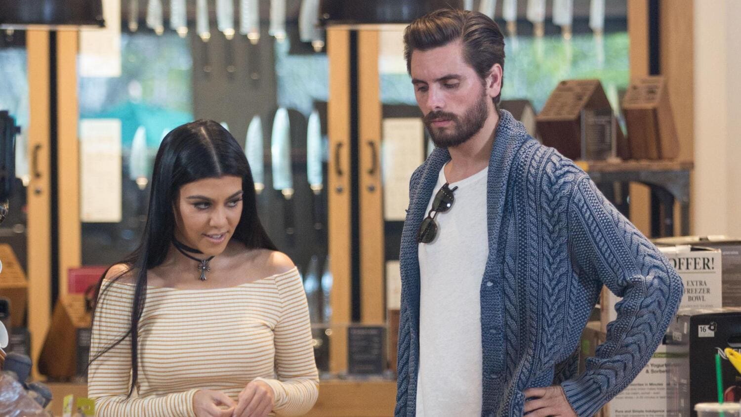Kourtney Kardashian ja Scott Disick erosivat vuonna 2015.