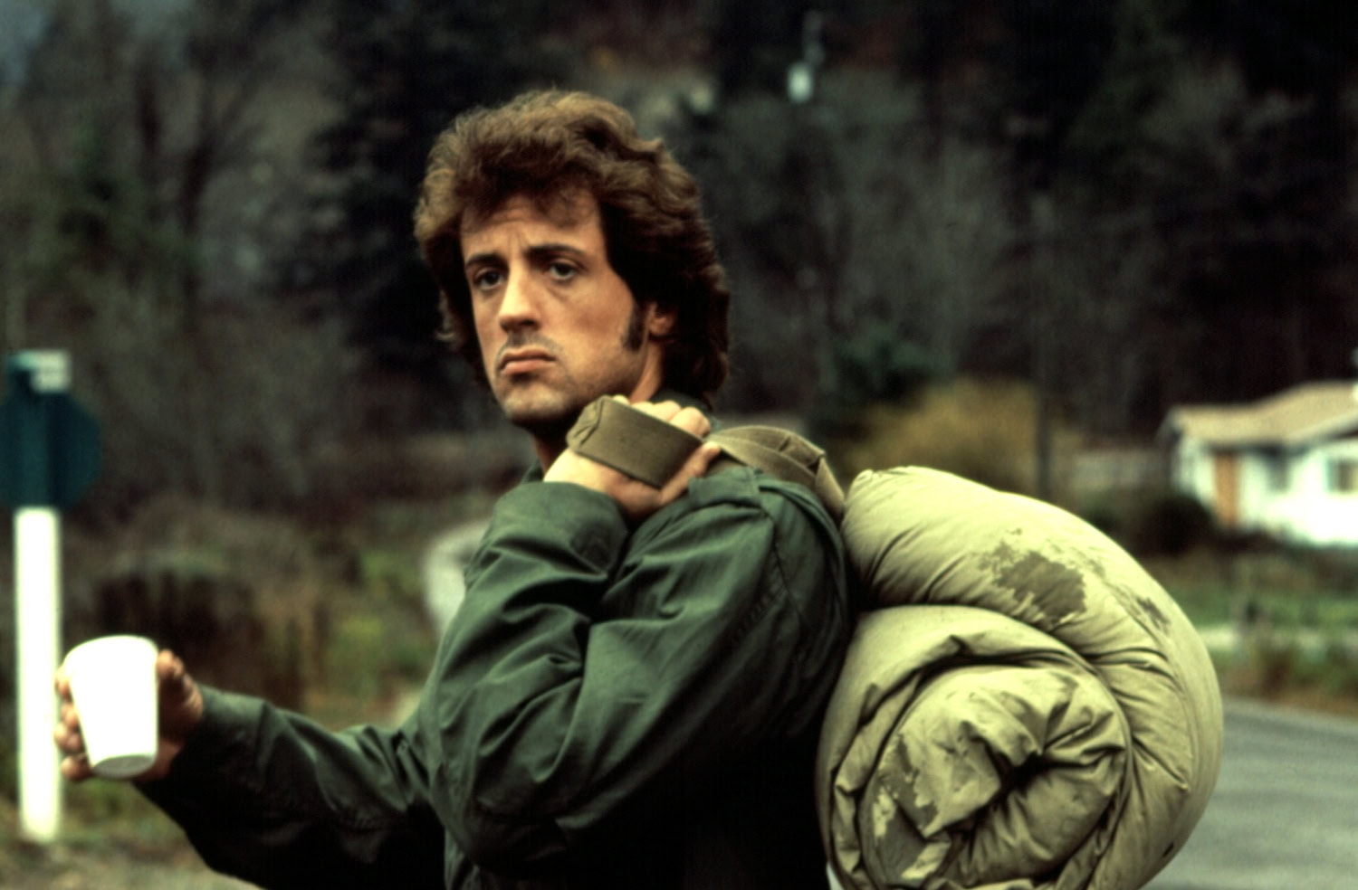 Sylvester Stallone esitti Ramboa elokuvassa Taistelija.