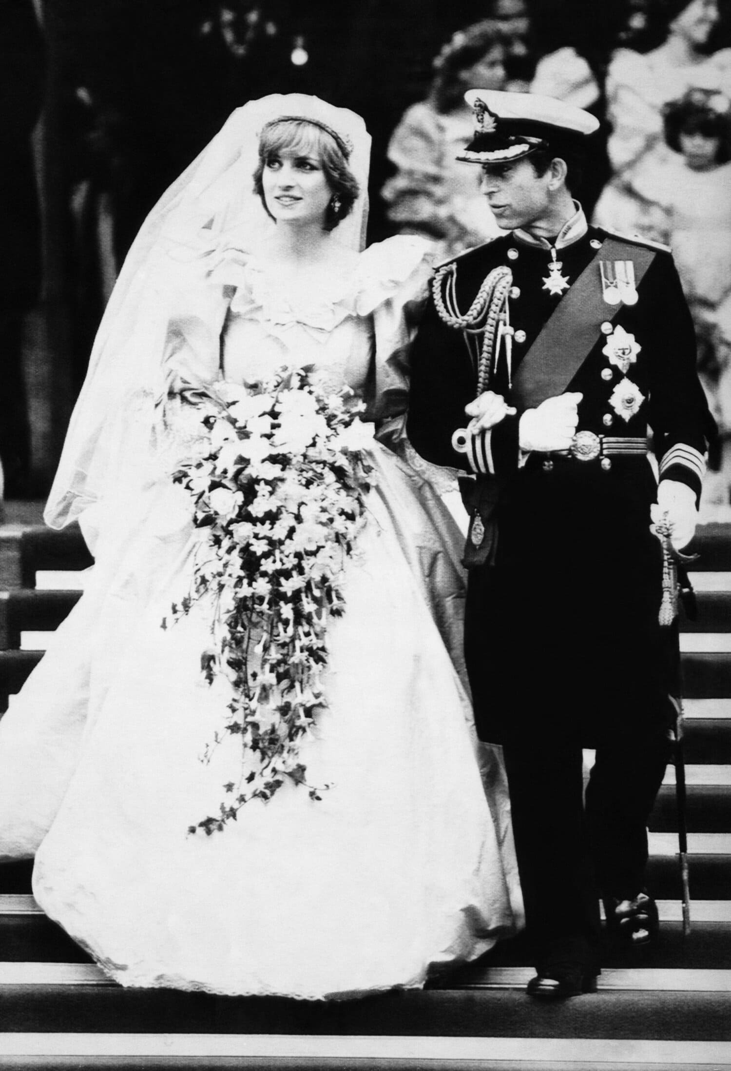Prinsessa Diana ja prinssi Charles häissään vuonna 1981.
