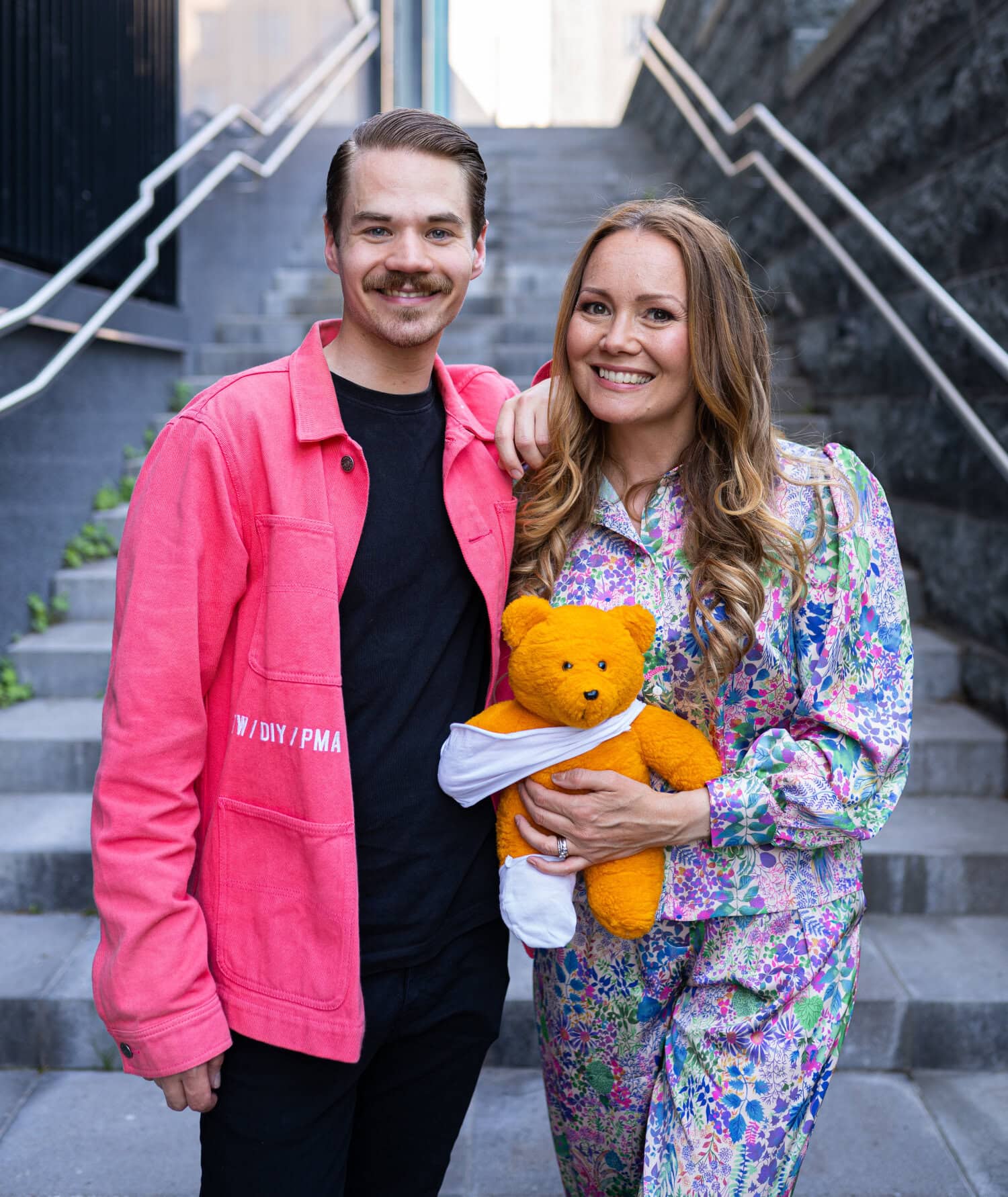 Marja Hintikka ja Miska Haakana juontavat tapahtuman.