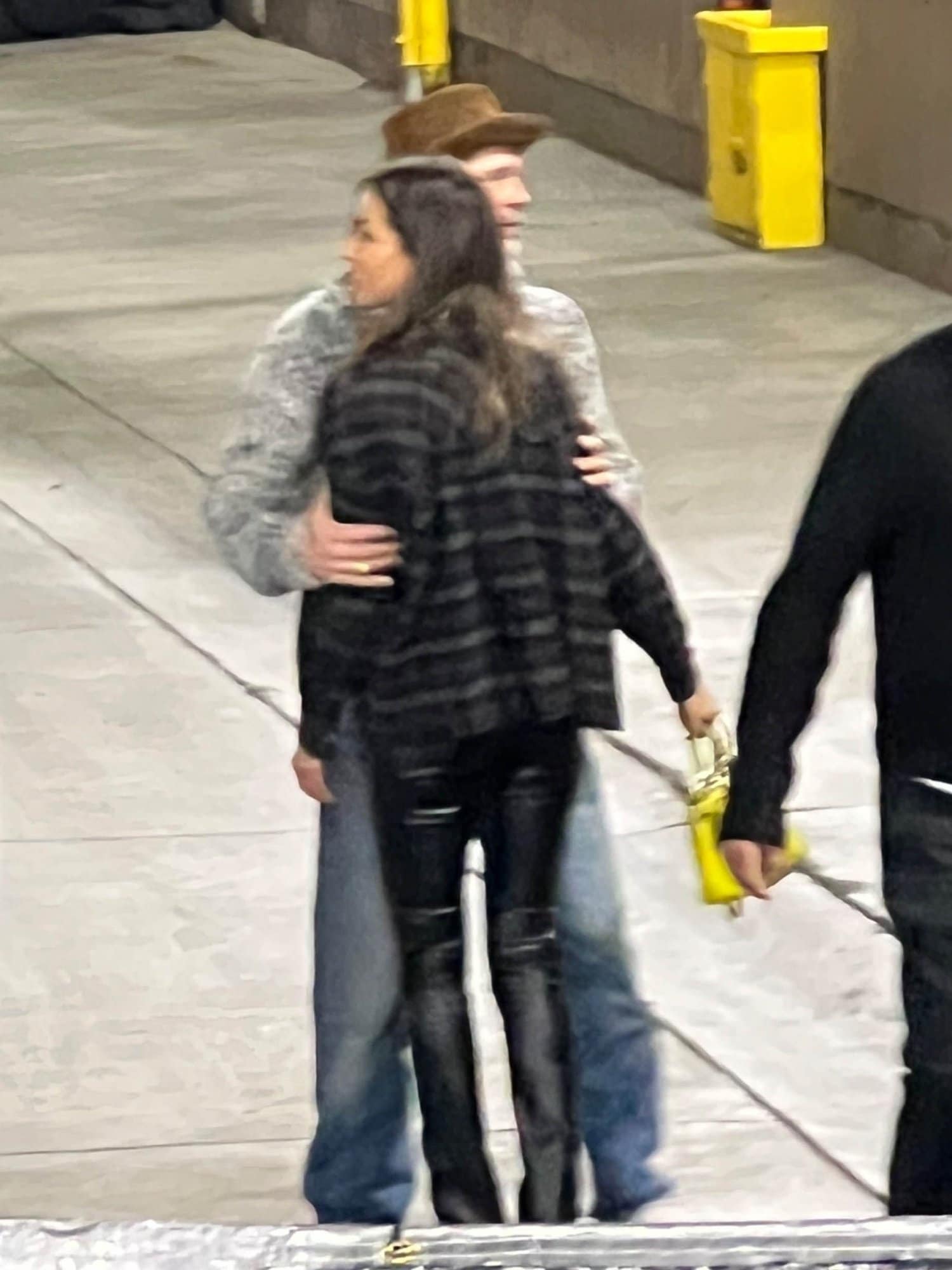 Ines de Ramon ja Brad Pitt kuvattiin marraskuussa Bonon konsertissa.