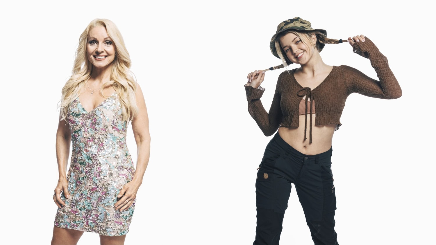 Joalin Loukamaa (oik.) ei koe nähneensä Virpi Kätkää (vas.) tiiminsä heikkona lenkkinä, vaikka väittänyt juonittelun aikana toisin.