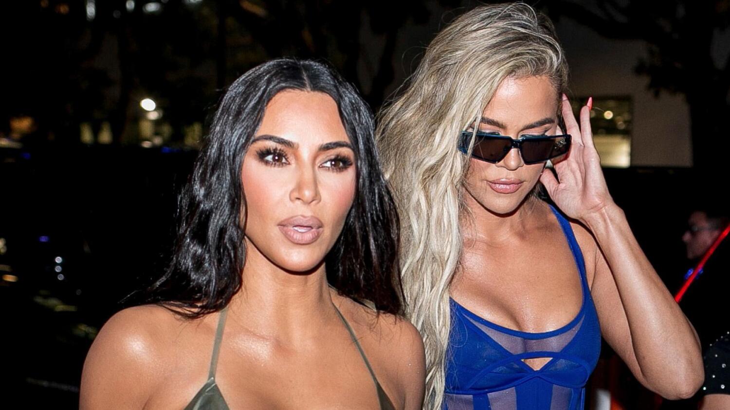 Kim Kardashian ja Khloé Kardashian.
