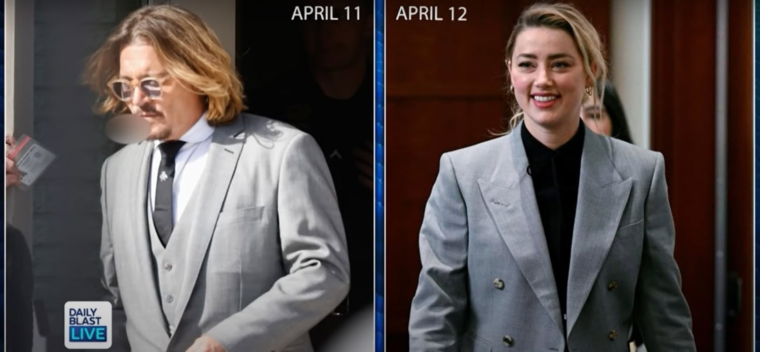 Monet fanit ovat huomanneet Amber Heardin asuvalintojen muistuttavan hyvin paljon Deppin tyyliä edellisenä päivänä.