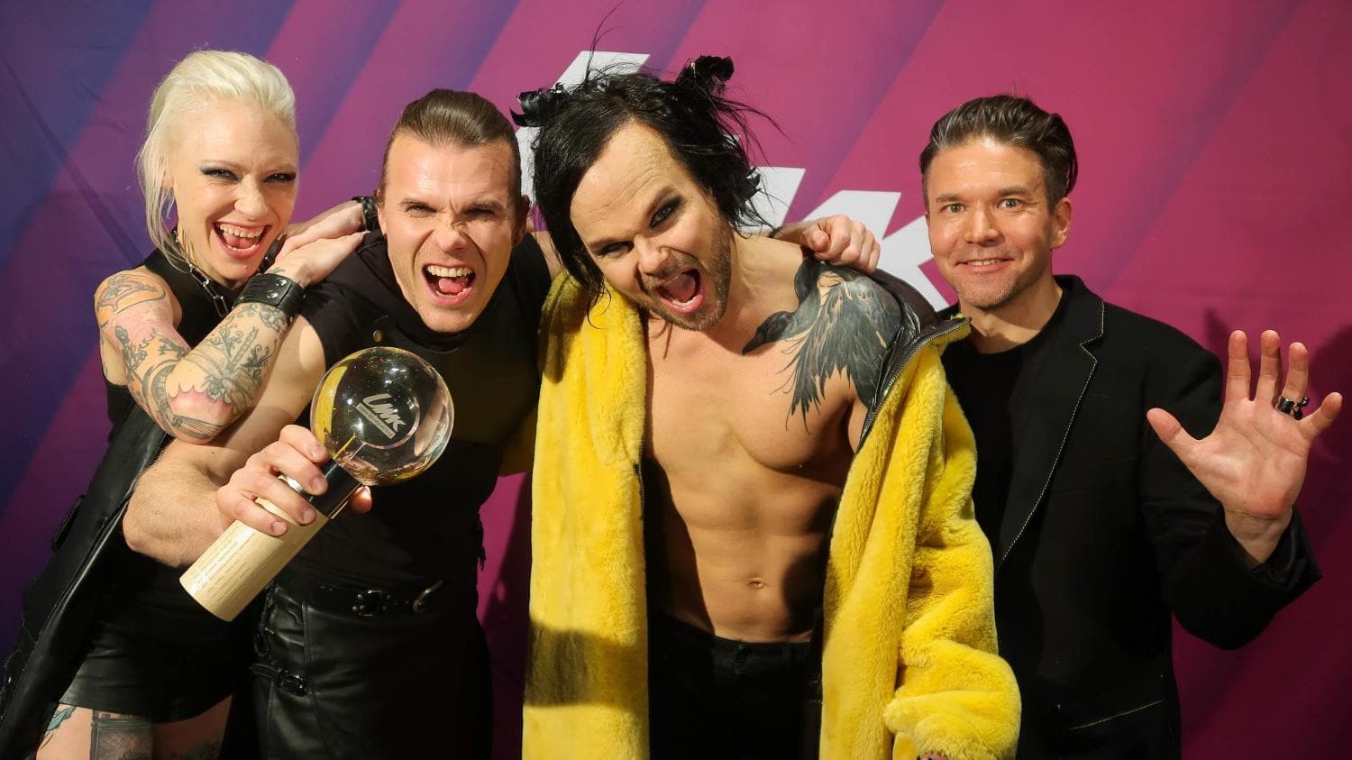 The Rasmus edusti Suomea vuoden 2022 Euroviisuissa.