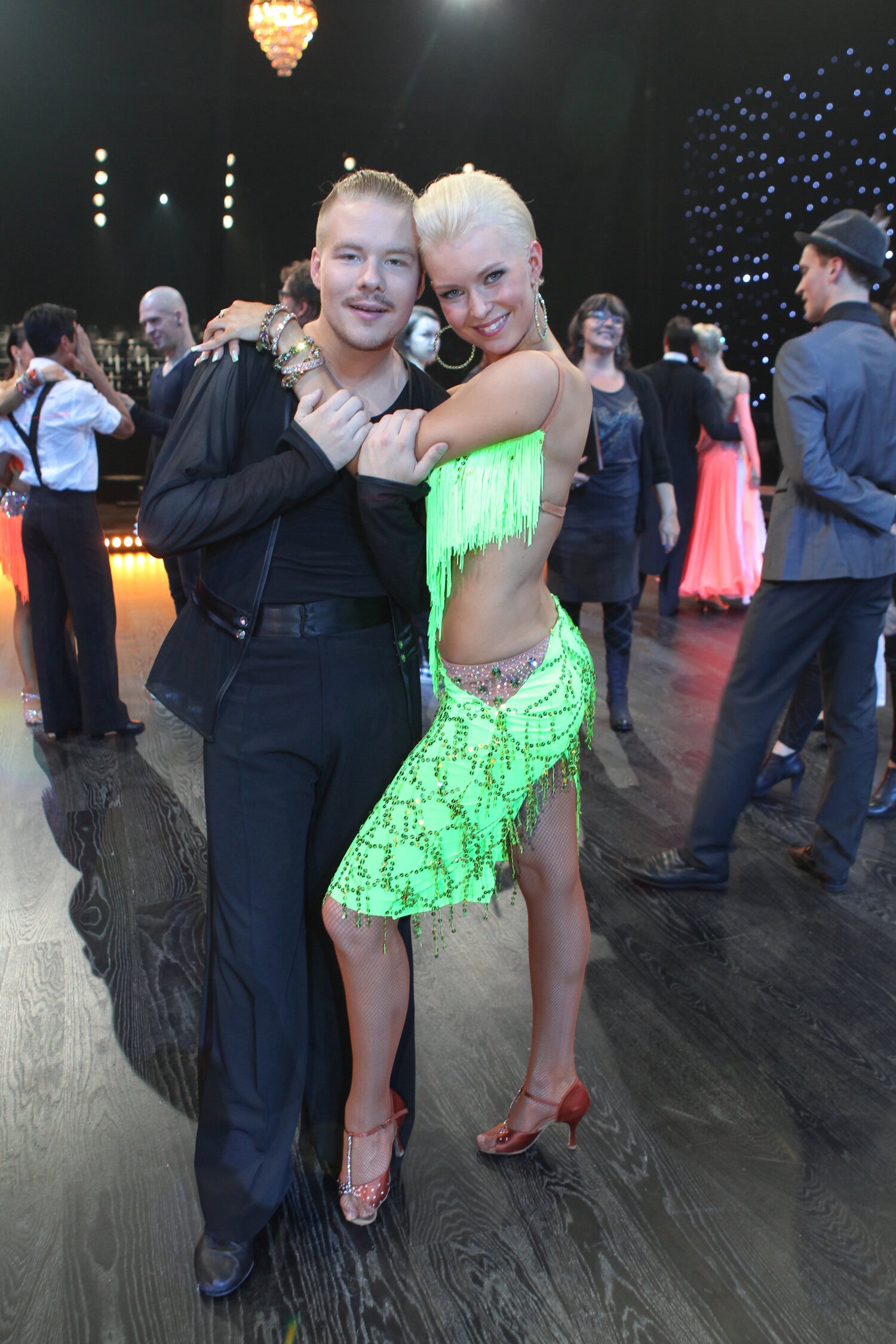 VilleGalle ja Kia Lehmuskoski vuoden 2012 Tanssii tähtien kanssa -ohjelmassa.