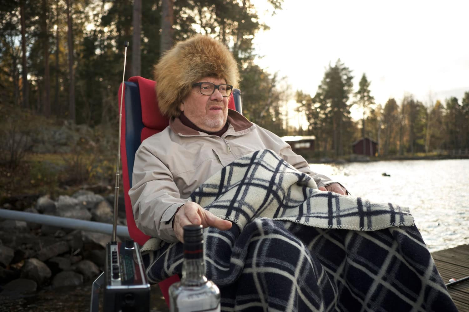 Elokuvassa Kontio on ehtinyt jo siirtyä eläkepäivien viettoon.