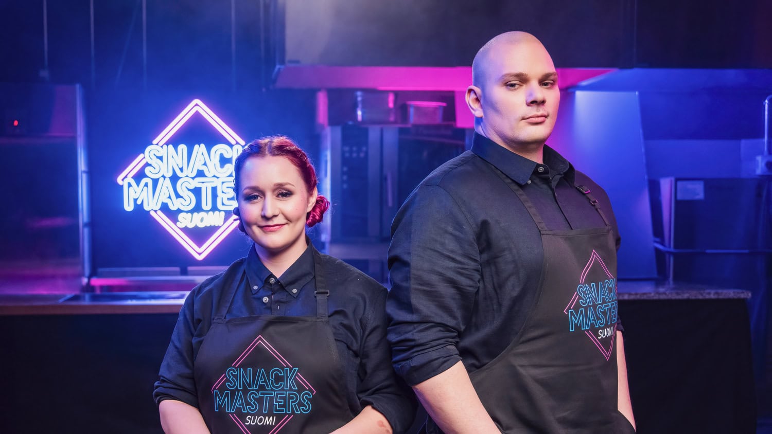 Kim Mikkola ja Karoliina Jaakkola valmistavat ohjelmassa erilaisia haasteita.