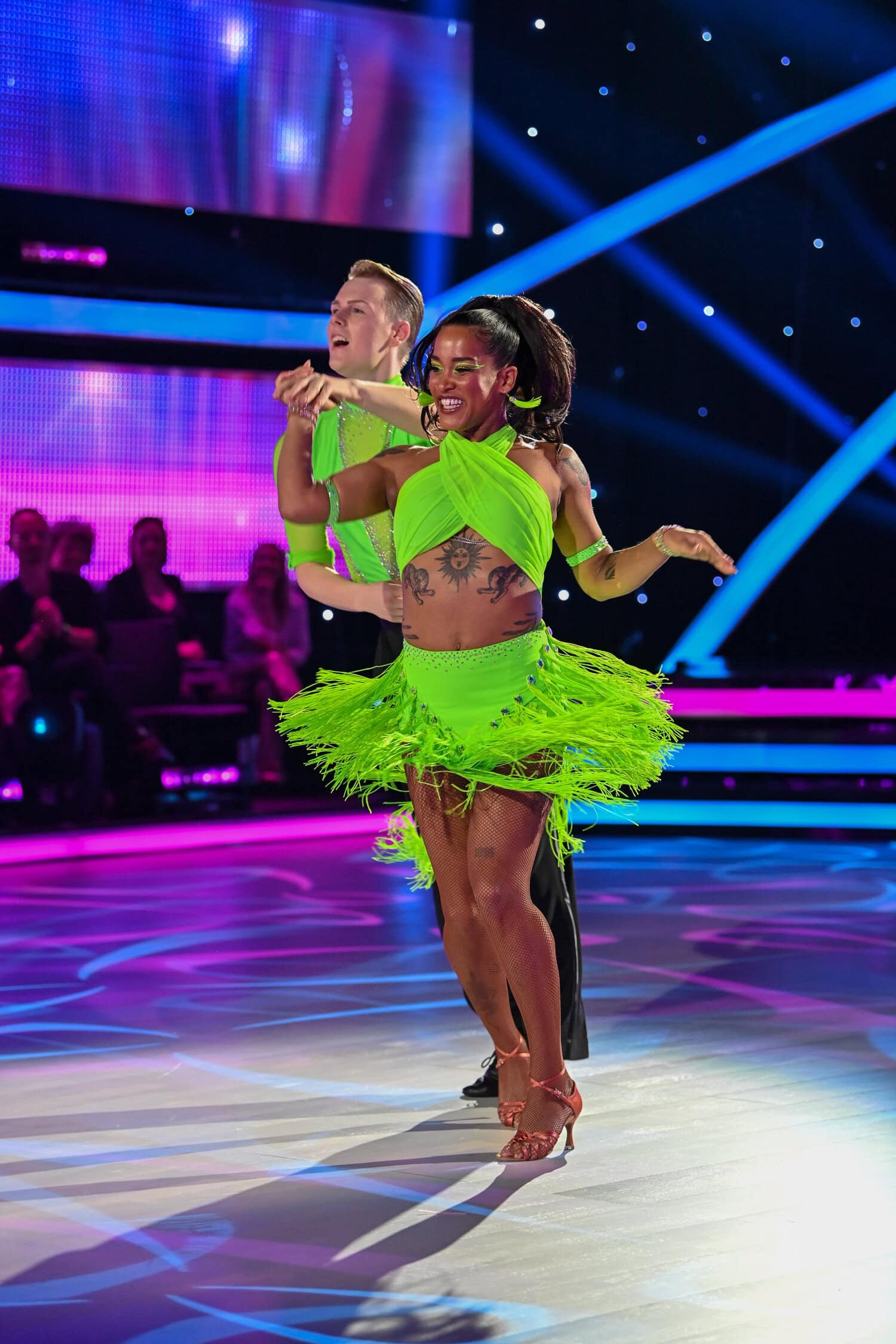 Yeboyah ja hänen parinsa Valtteri Palin saivat yhdet avauslähetyksen korkeimmista pisteistä.