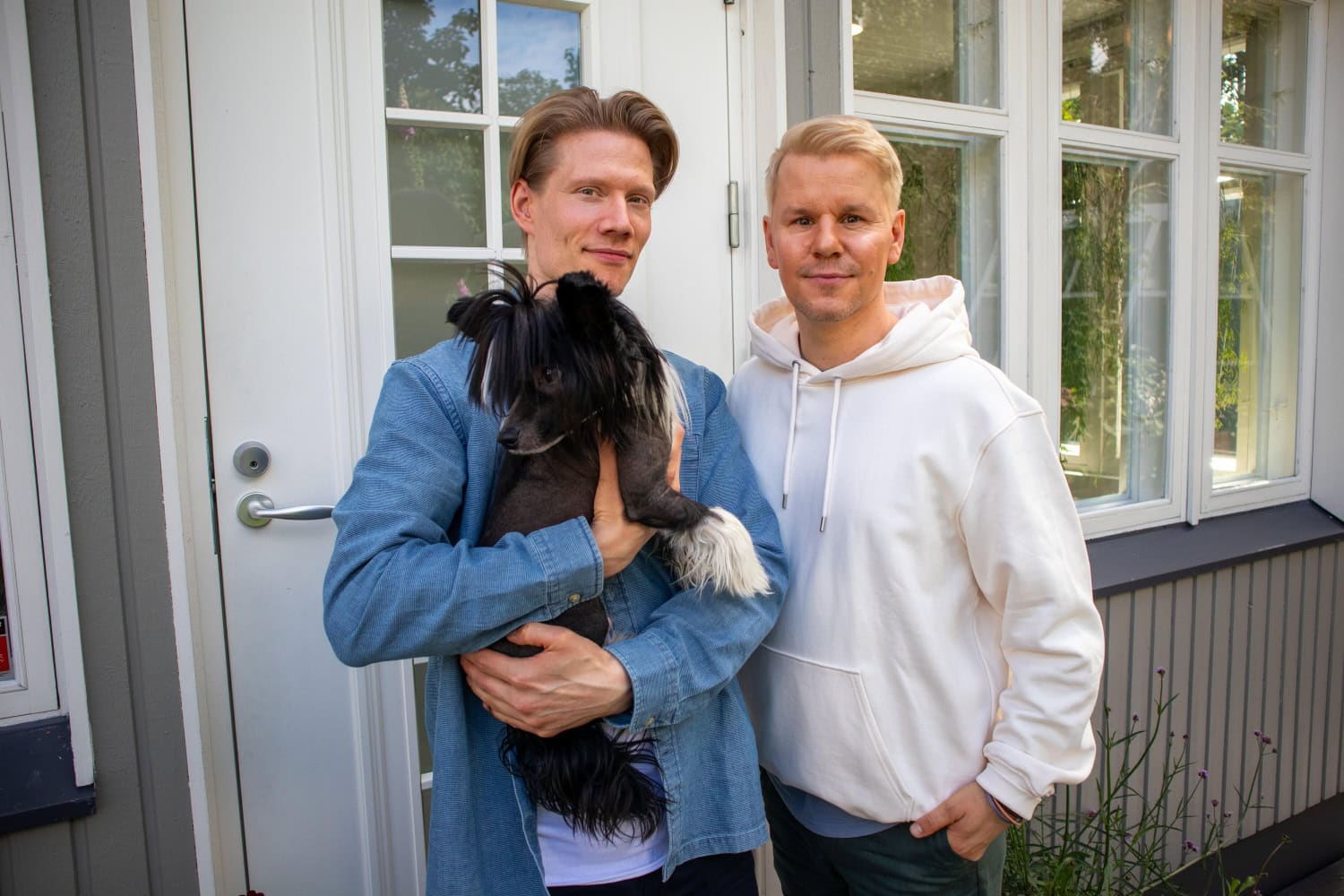 Tuomolin ja Saarelainen ovat remontoineet ja sisustaneet vanhan talon omannäköisekseen.