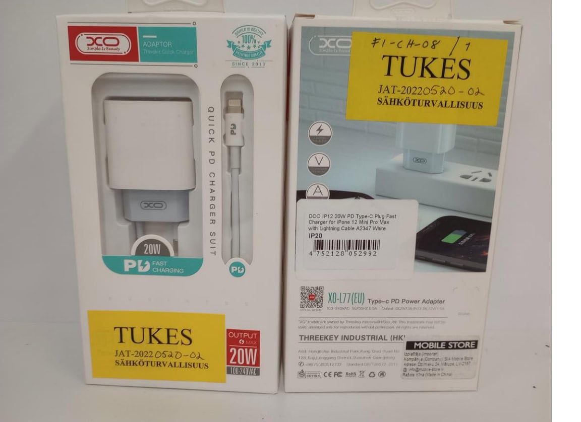 Kuvan tuotetta ei pidä käyttää paloturvallisuusriskin vuoksi.