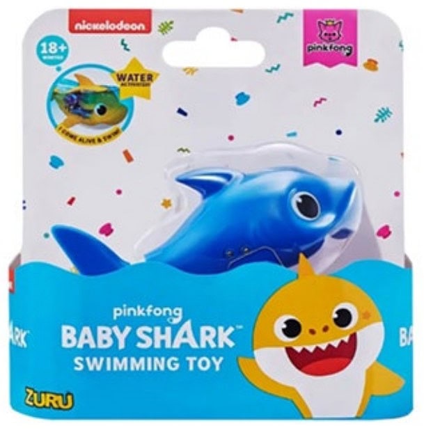 Kylpylelu, Robo Alive Junior Mini Baby Shark (muovisella selkäevällä).