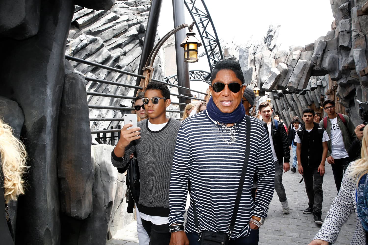 Jaafar Jackson ja Jermaine Jackson vuonna 2016