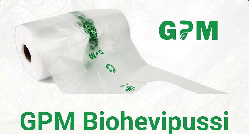 GPM Finland Oy:n Biohevipussi ei ole pakkaus- ja pakkausjäteasetuksen biohajoavan ja kompostoitavan pakkauksen perusvaatimusten mukainen.