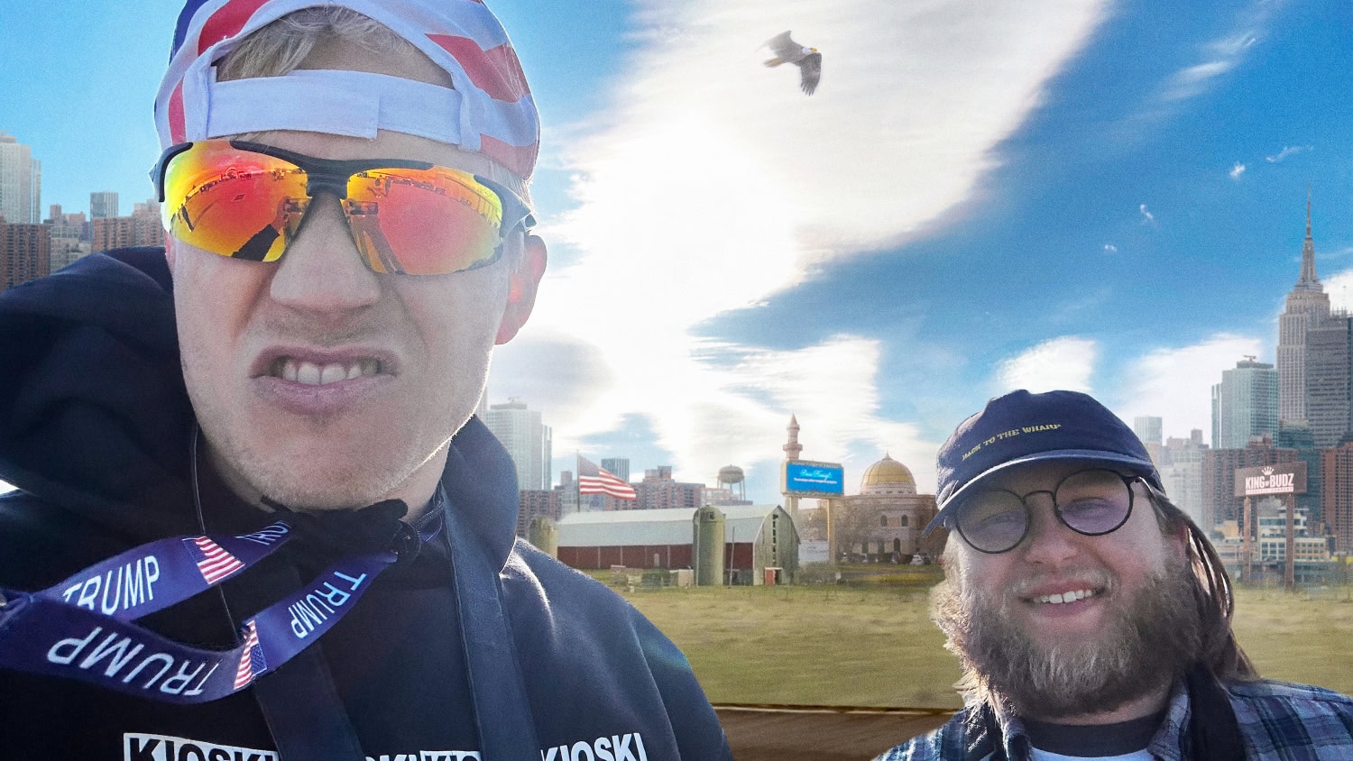 Keson kanssa matkustaa hänen ystävänsä Brandon.