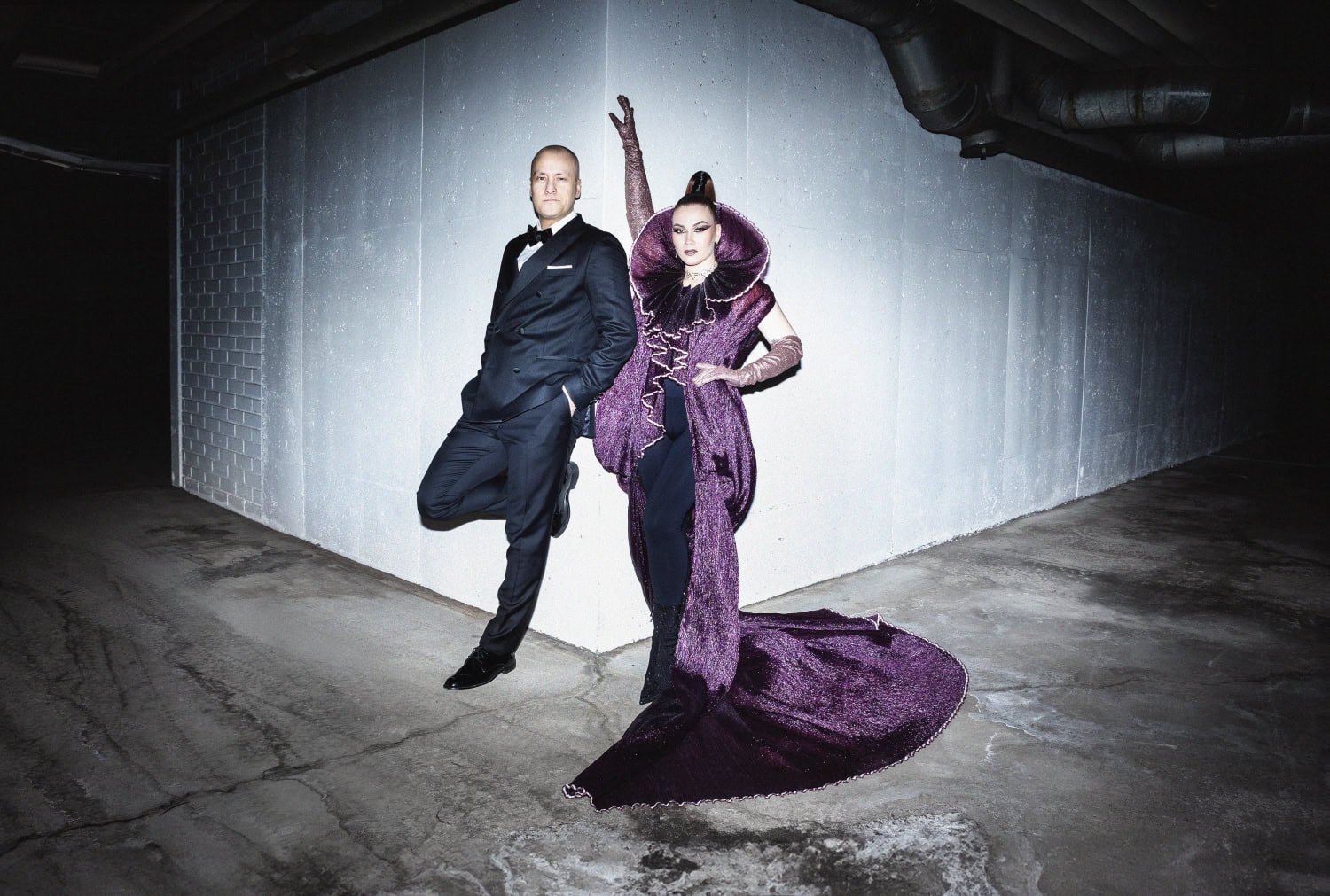 Heikki Paasonen ja Bess juontavat gaalan.