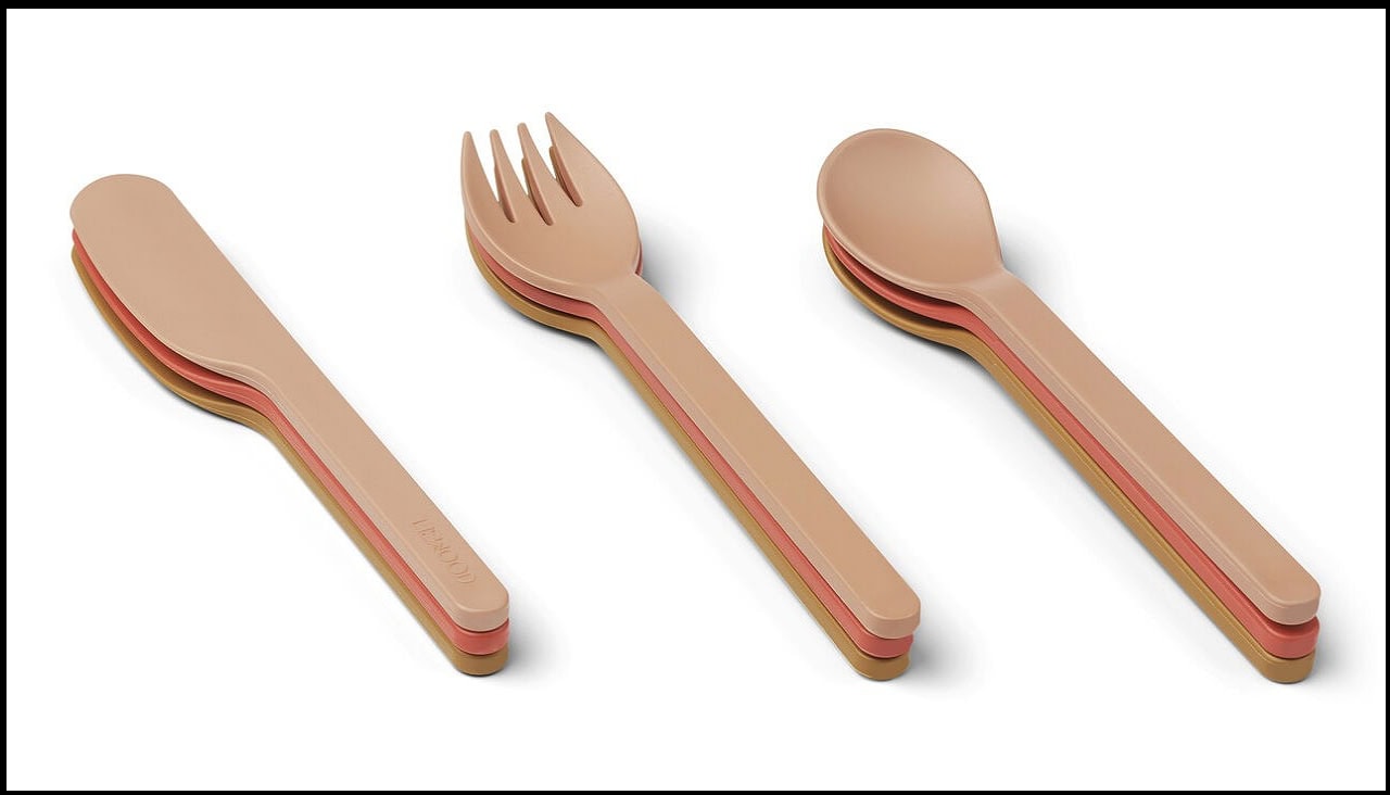 Nämä lasten aterimet vedetään myynnistä. (kuva: valmistaja)