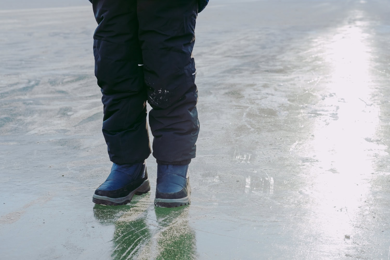 Jäällä tulee liikkua erityisen varovaisesti.
