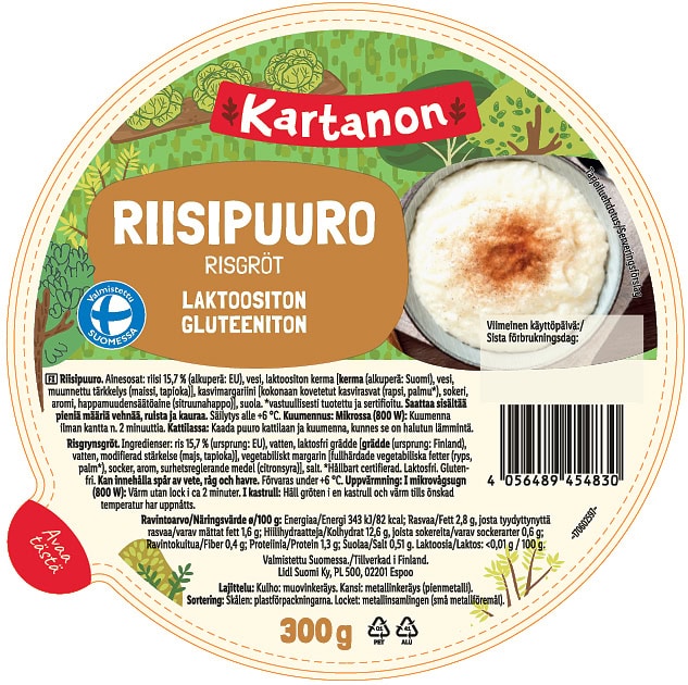 Tältä tuote näyttää.