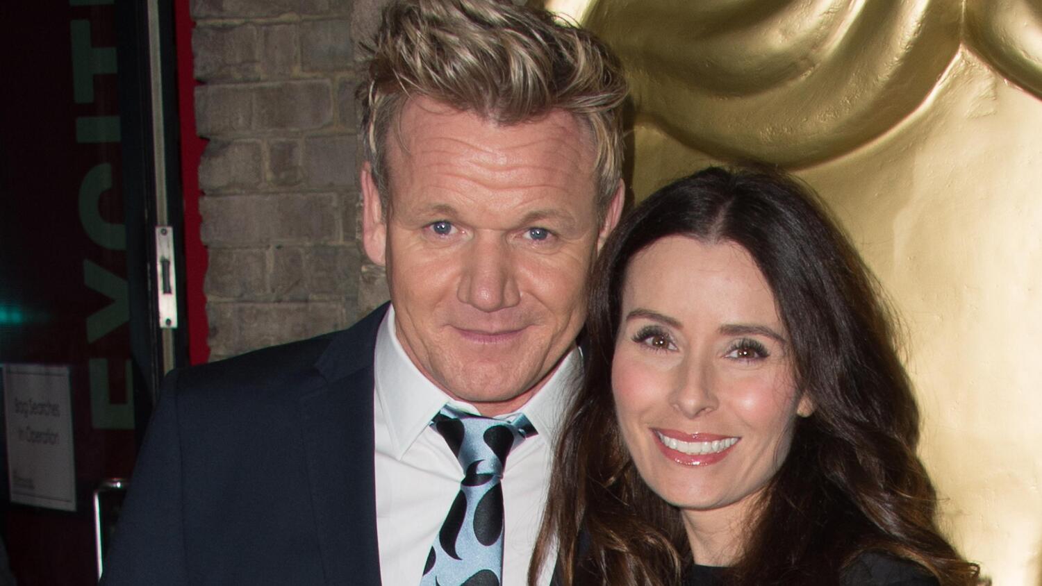 Gordon Ramsay yhdessä vaimonsa Tanan kanssa.