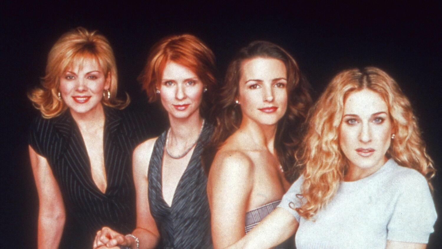 Sinkkuelämää-sarjan näyttelijät Kim Cattrall, Cynthia Nixon, Kristin Davis ja Sarah Jessica Parker.