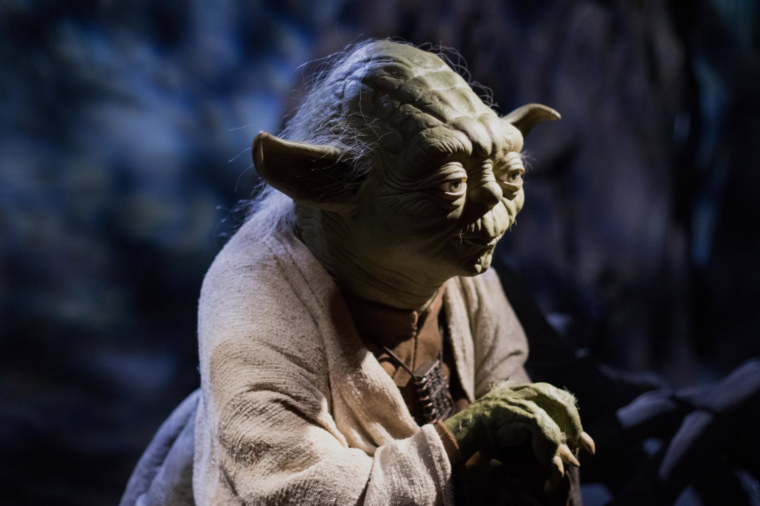 Elokuvissa Yoda on vihreä.