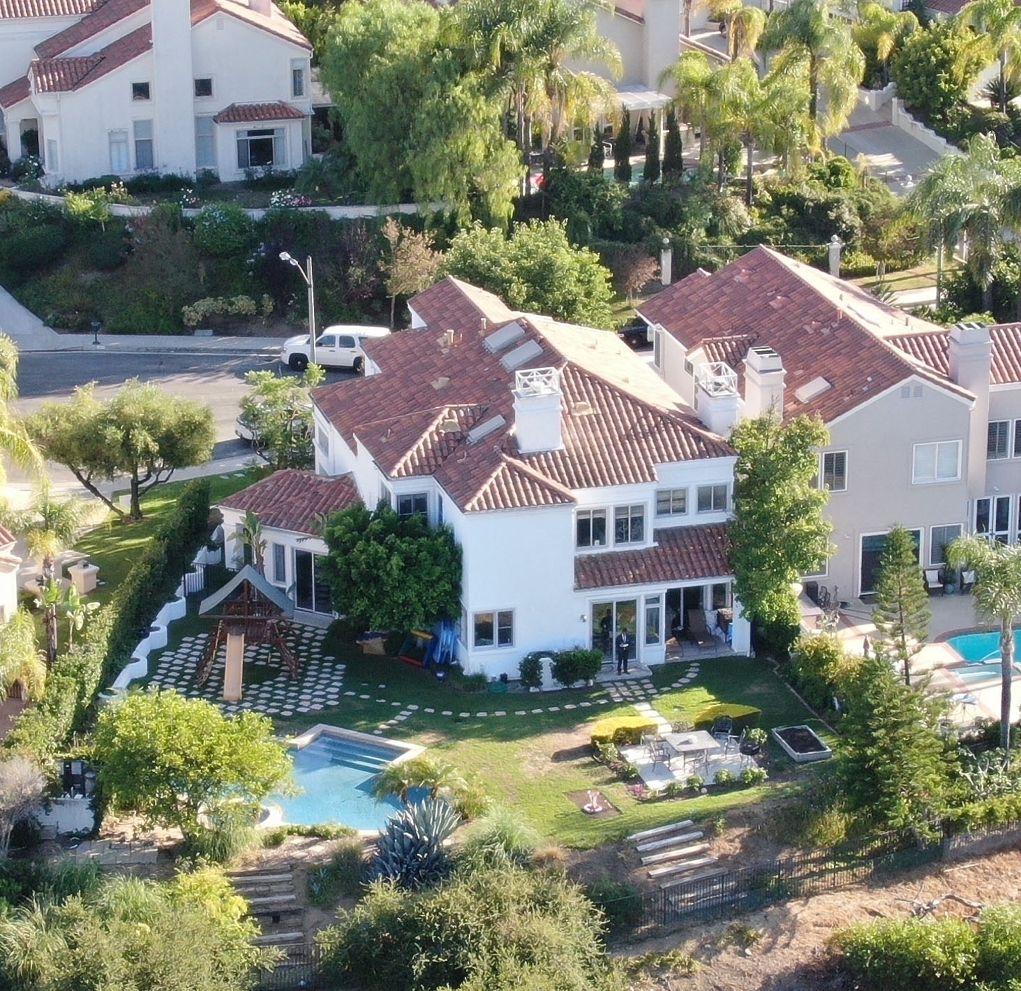 Benjamin Keoughin perheen talo, josta hänet löydettiin kuolleena.