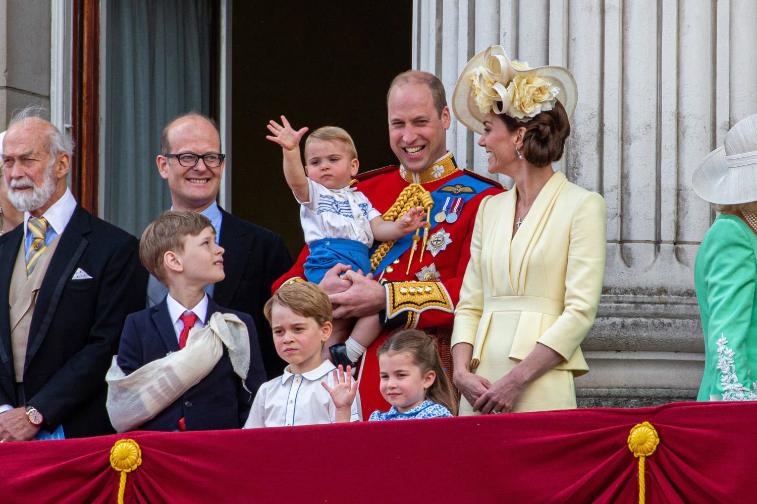 Cambridgen herttua ja herttuatar perheineen vuonna 2019.