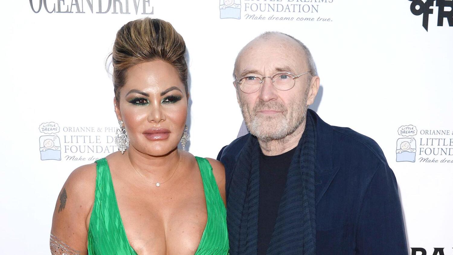 Phil Collins ja Orianne Cevey palasivat yhteen vuonna 2016.