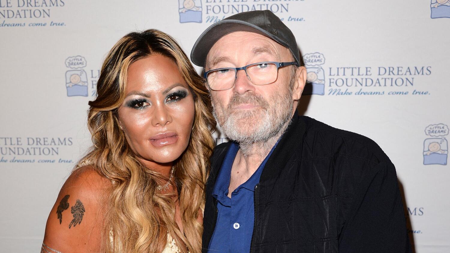 Orienne Cevey ja Phil Collins.