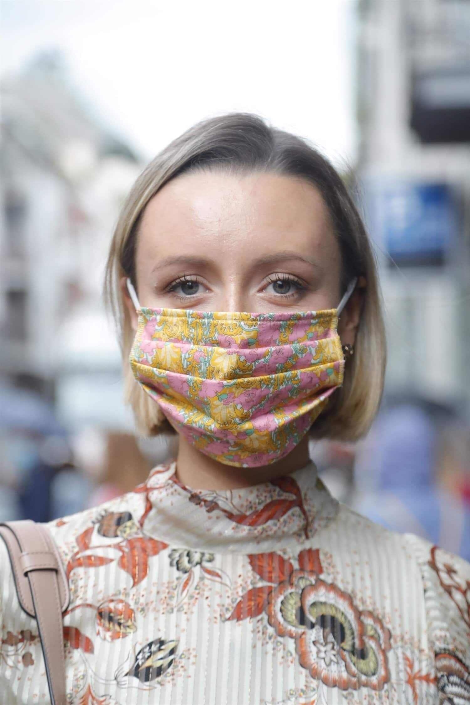 Kasvomaskeista nähtiin myös paljon variaatiota.