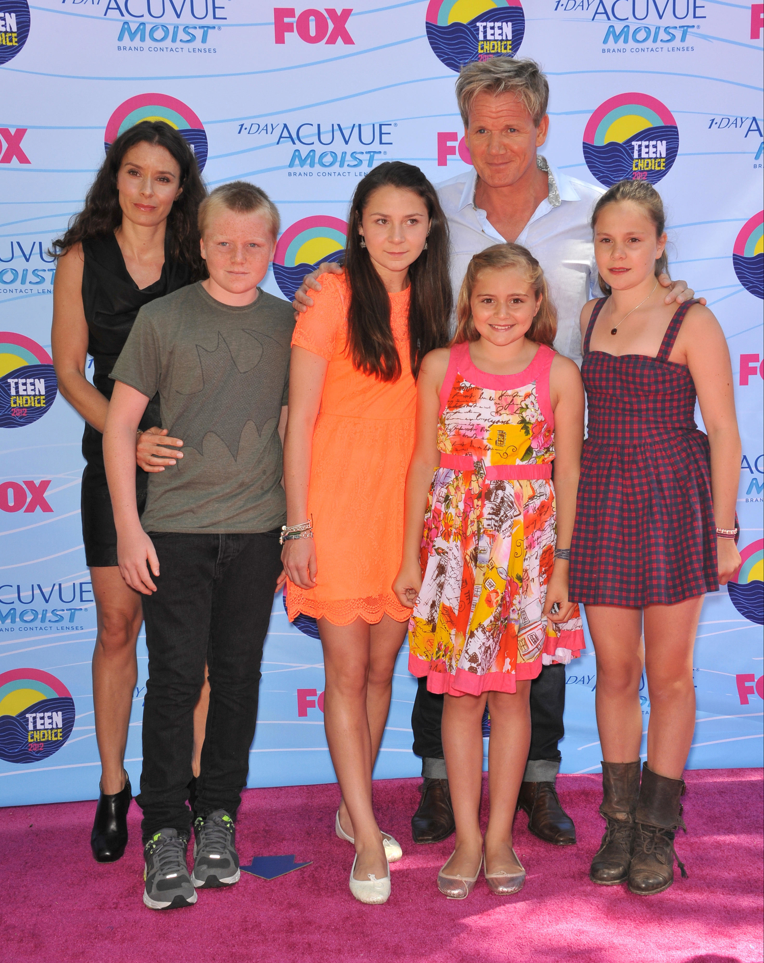 Gordon Ramsay perheineen vuonna 2012.