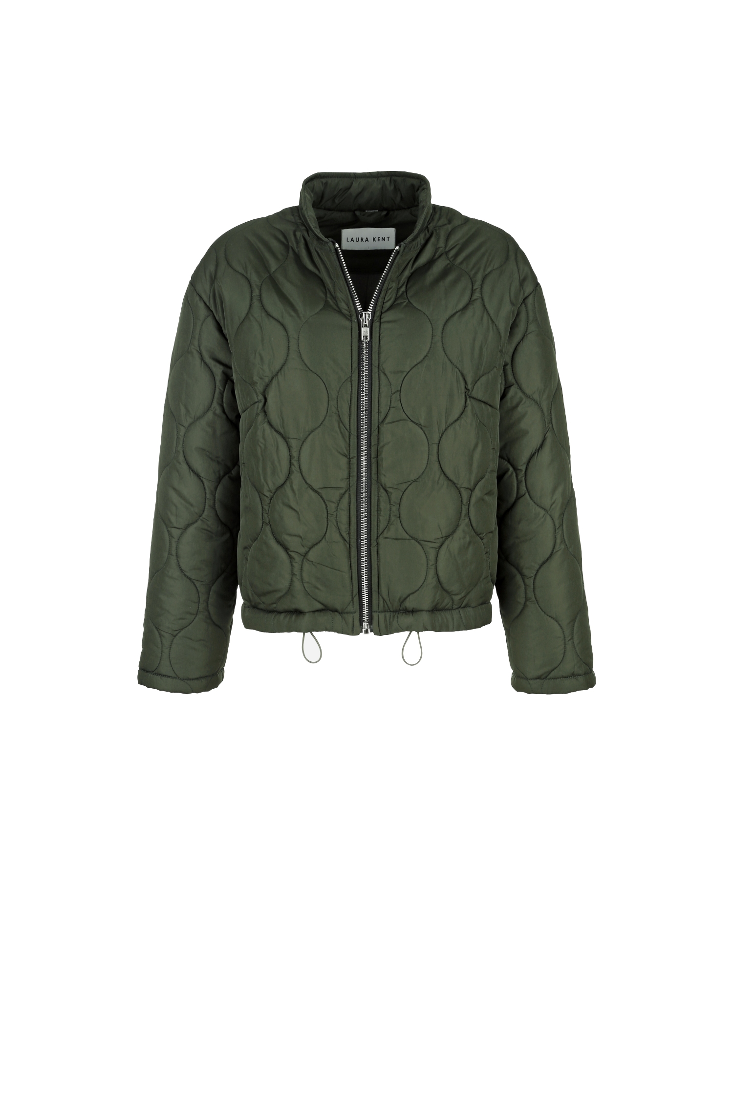 Tummanvihreä tikkitakki 69,99 e, Klingel.