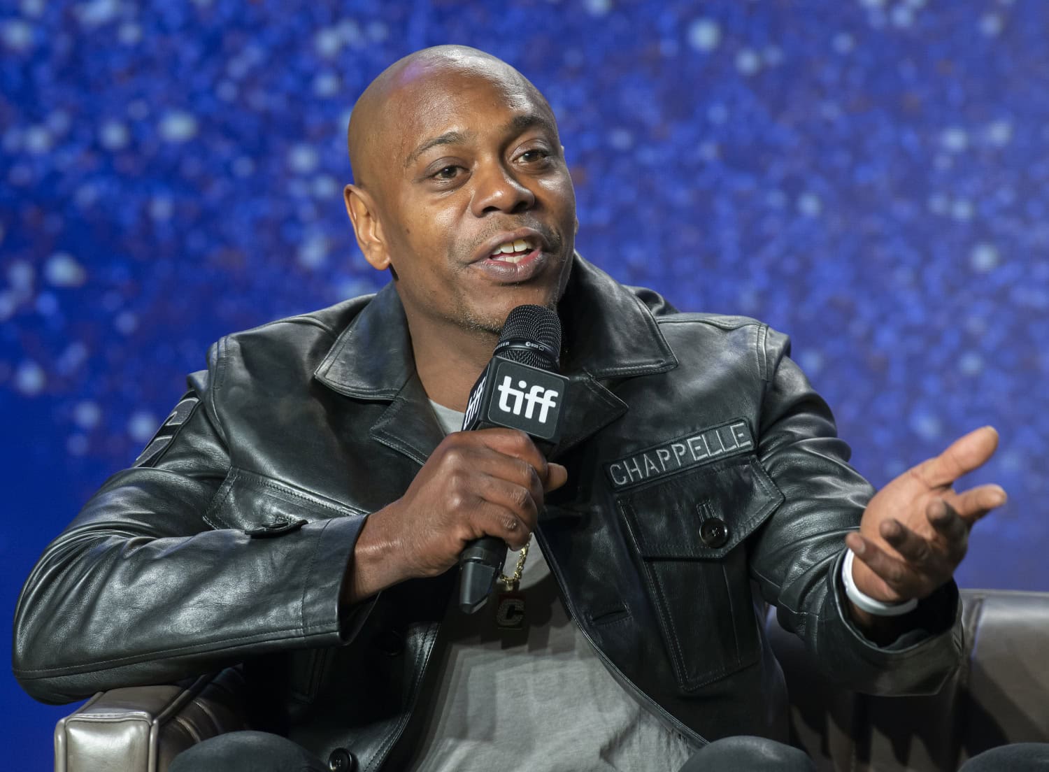 Dave Chappelle Star is Born -pressitilaisuudessa.