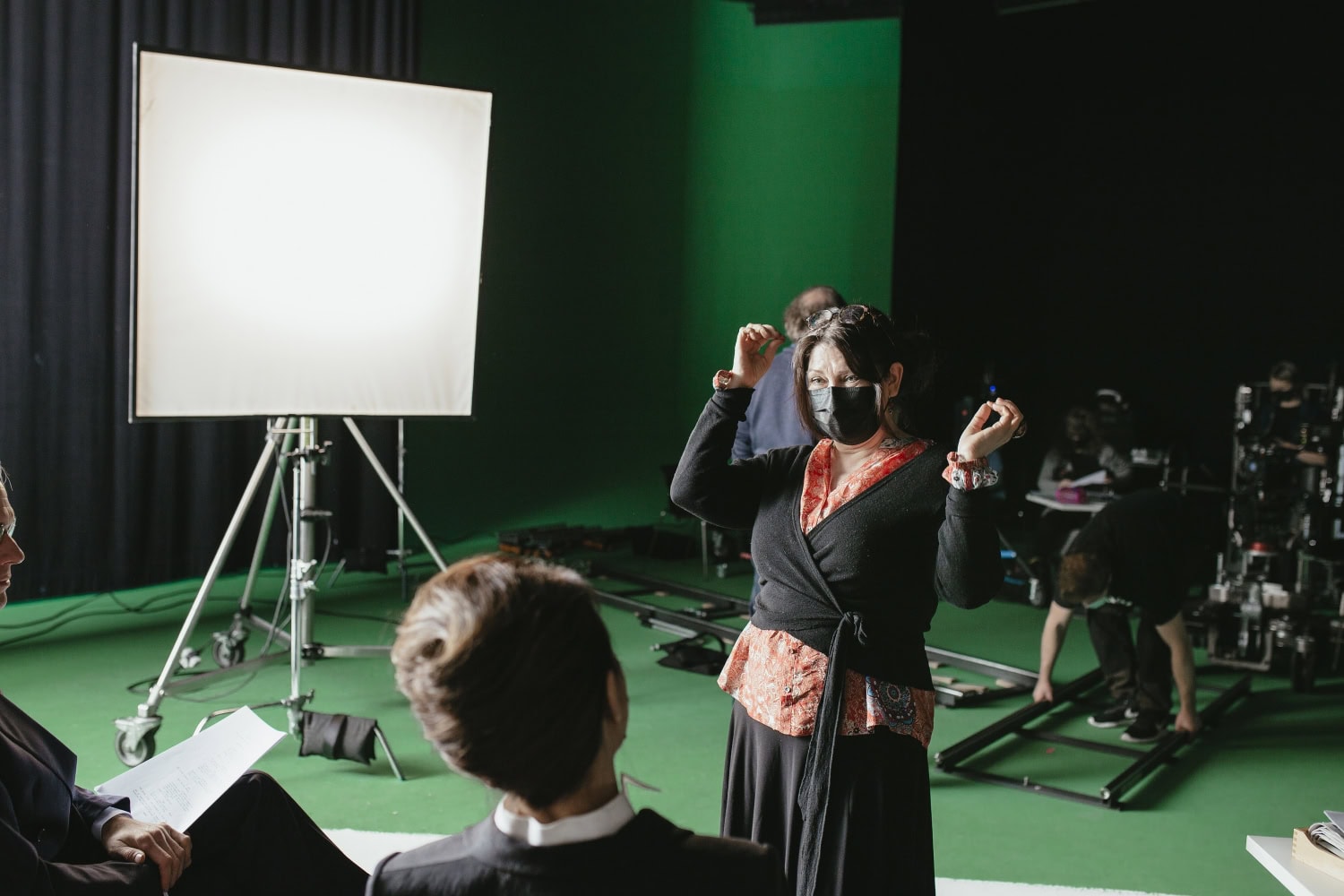 Käsikirjoittaja-ohjaaja Maarit Lalli .