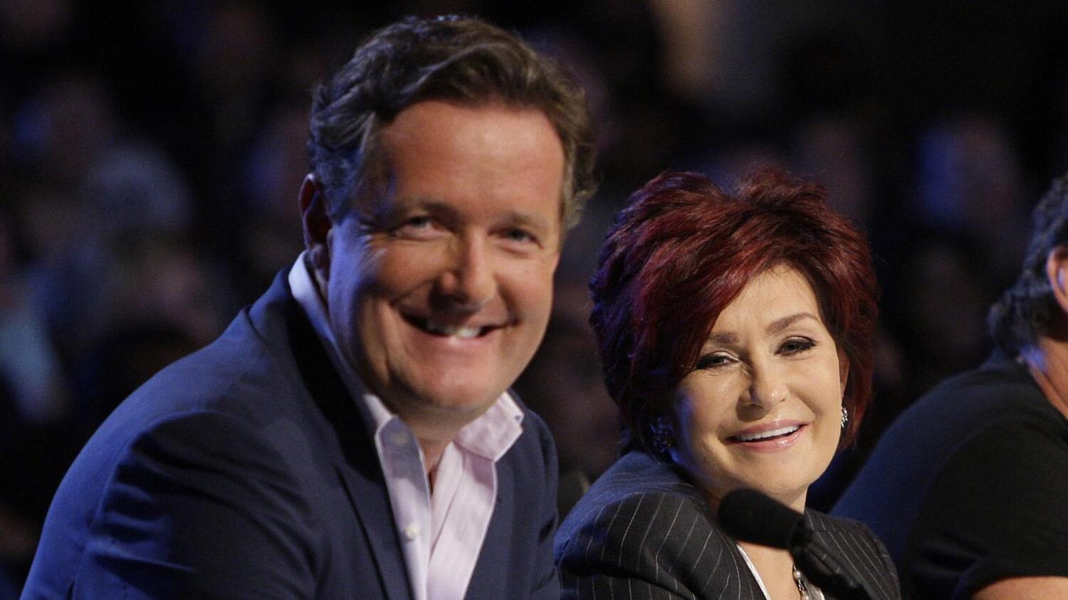 Piers Morgan ja Sharon Osbourne ovat ystäviä keskenään.