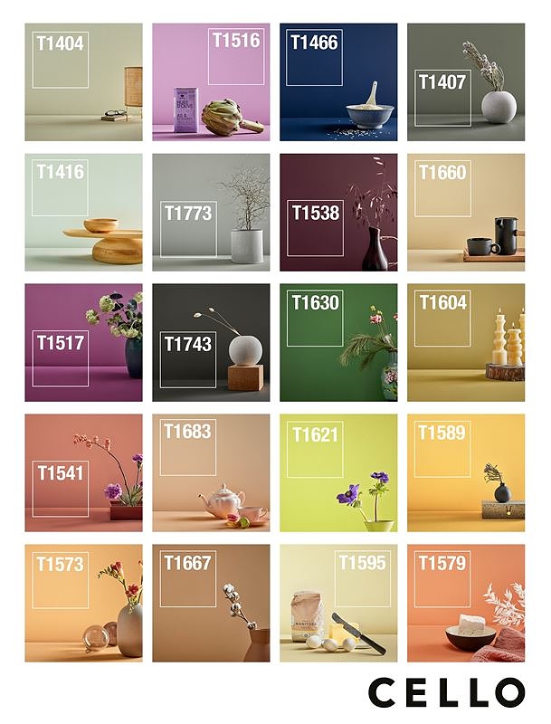 Susanna Björklundin kuratoimat 20 trendisävyt.