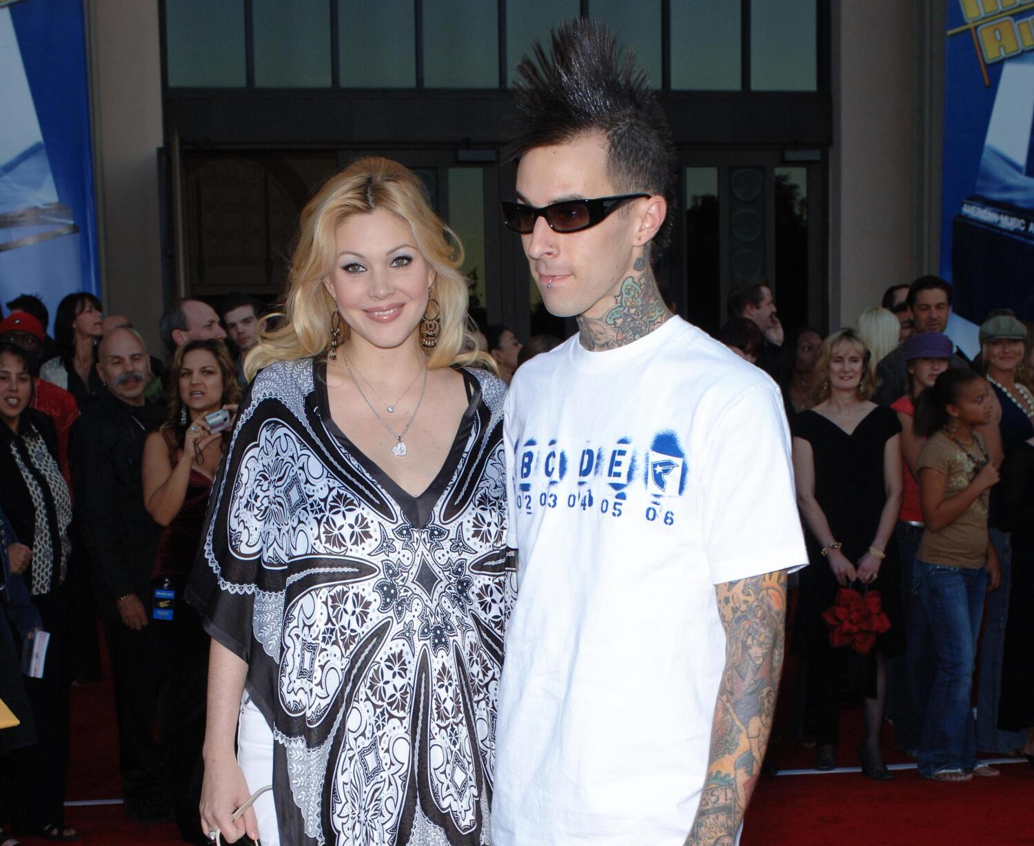 Shanna Moakler ja Trabis Barker vuonna 2005.