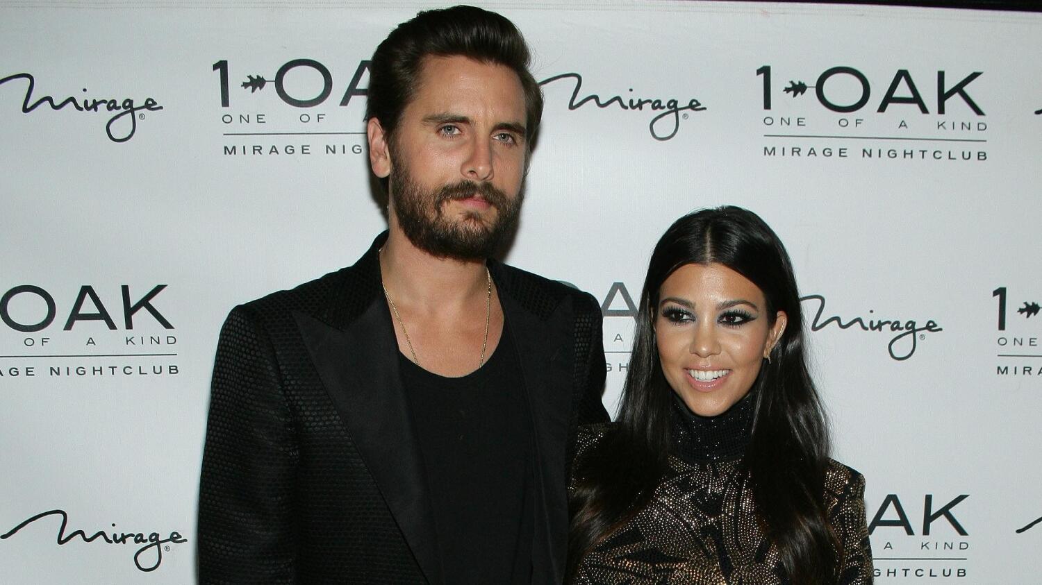Scott Disick ja Kourtney Kardashian.